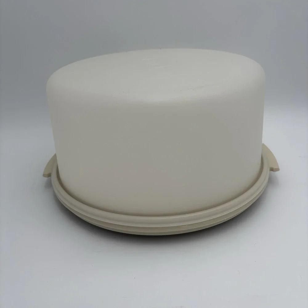VTG Tupperware Cake‎ Storage Carrier Keeper Cream Base Lid Large 12
